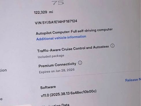 Used 2017 Tesla Model S 75 RWD image 8