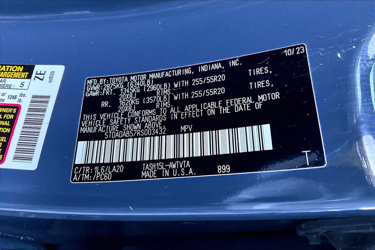 Certified 2024 Toyota Grand Highlander AWD Hybrid image 33