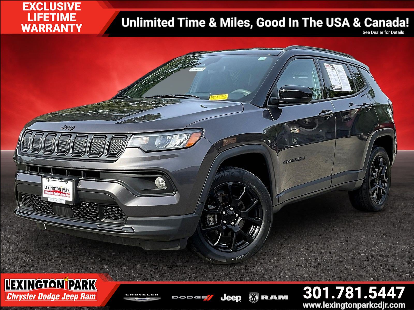Used 2022 Jeep Compass Latitude AWD/4WD image 3