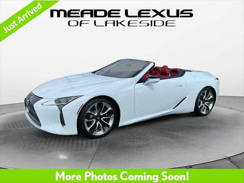 Certified 2022 Lexus LC 500 Convertible w/ Touring Package RWD image 1