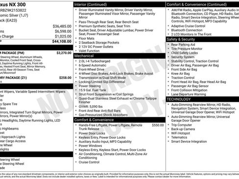 Used 2019 Lexus NX 300 FWD w/ Premium Package image 16