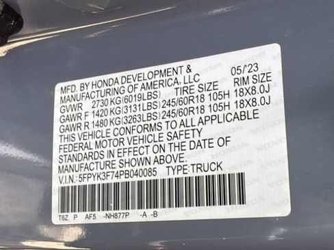 Used 2023 Honda Ridgeline RTL-E image 26