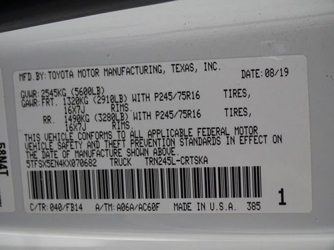 Used 2019 Toyota Tacoma SR w/ SX Package image 17