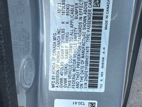 Used 2024 Honda Civic Touring image 28