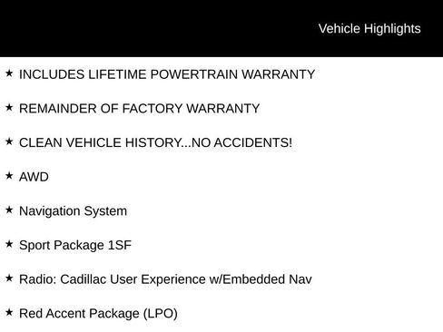 Used 2024 Cadillac XT6 Sport w/ LPO, Red Accent Package image 10