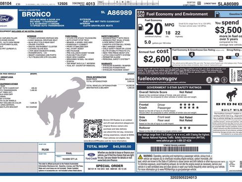 Certified 2025 Ford Bronco Big Bend AWD/4WD image 5
