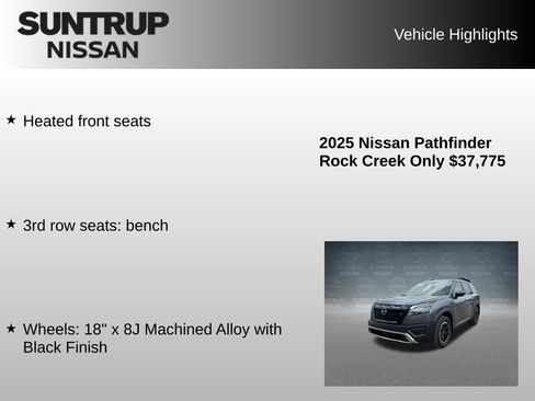 Used 2025 Nissan Pathfinder Rock Creek AWD/4WD image 23
