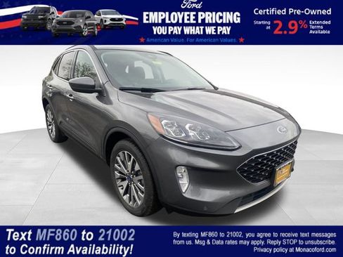 Certified 2022 Ford Escape Titanium w/ Class II Trailer Tow Package AWD/4WD image 1
