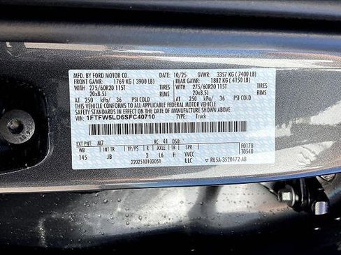 New 2025 Ford F150 Lariat w/ Equipment Group 501A Mid image 21