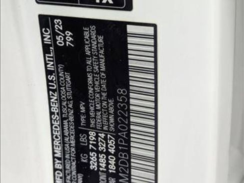 Certified 2023 Mercedes-Benz EQS 450+ SUV image 24