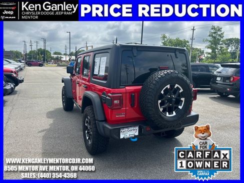 Certified 2025 Jeep Wrangler Unlimited Rubicon 4xe w/ Safety Group AWD/4WD image 7