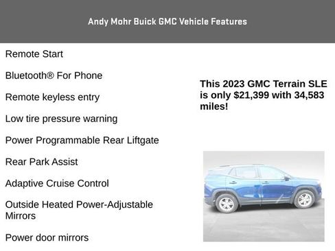 Used 2023 GMC Terrain SLE w/ Driver Convenience Package image 12