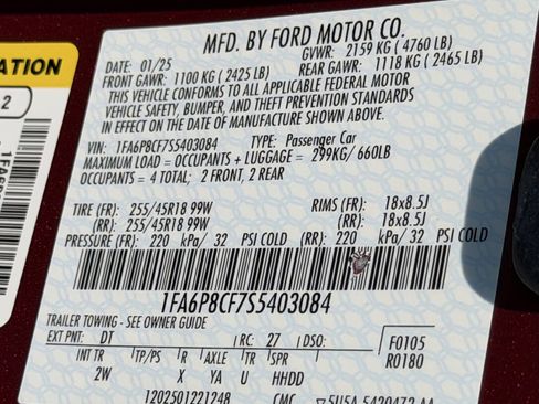 Used 2025 Ford Mustang GT RWD image 16