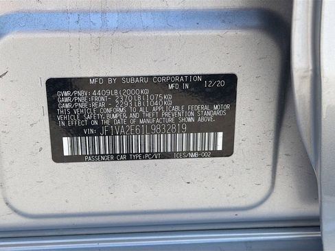 Used 2020 Subaru WRX STI AWD/4WD image 31