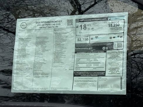 New 2026 Nissan Frontier PRO-4X w/ Pro Premium Package image 7