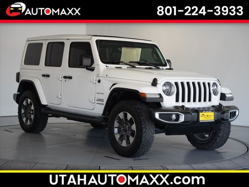 Used 2021 Jeep Wrangler Unlimited Sahara AWD/4WD image 1