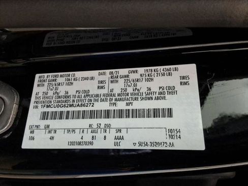 Used 2021 Ford Escape SE FWD image 27