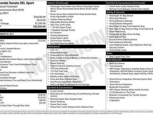 New 2026 Hyundai Sonata SEL AWD/4WD image 24