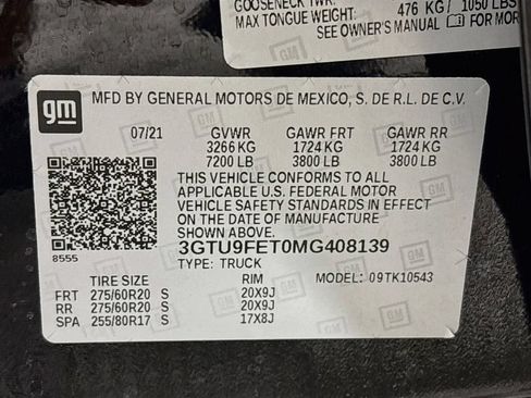 Certified 2021 GMC Sierra 1500 Denali w/ Driver Alert Package II AWD/4WD image 38