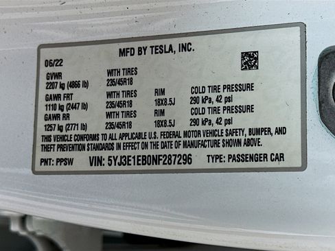 Used 2022 Tesla Model 3 Long Range image 12