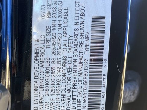 Certified 2023 Honda Passport EX-L image 11