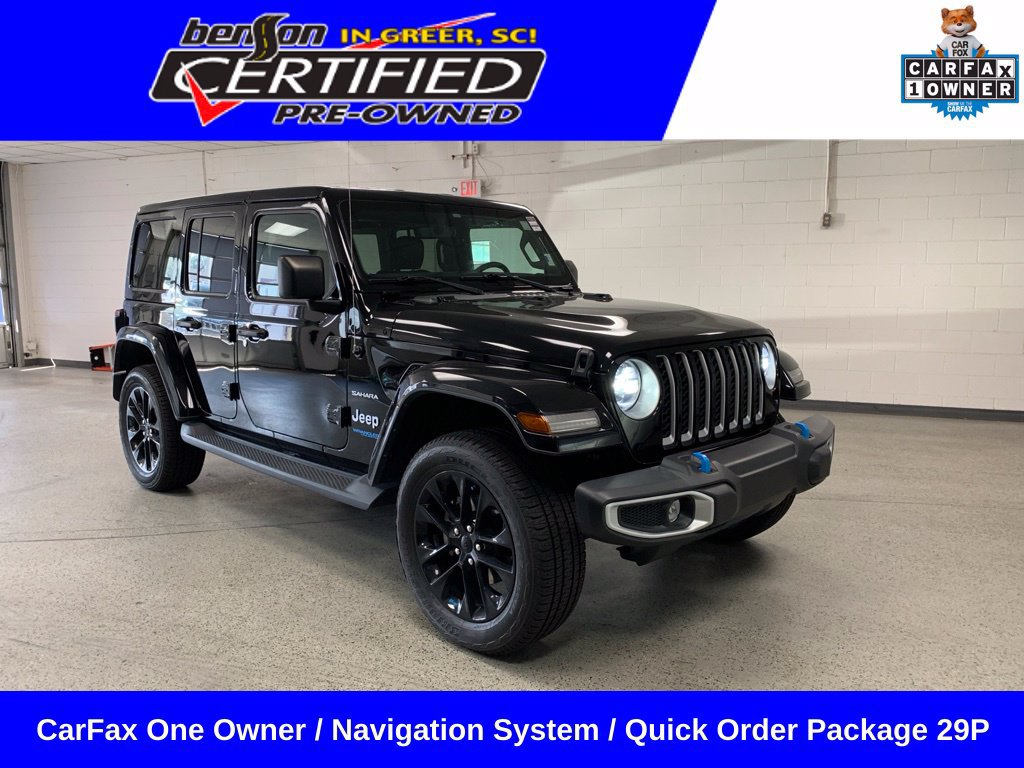 Used 2022 Jeep Wrangler Unlimited Sahara w/ Cold Weather Group AWD/4WD image 1