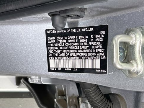 Used 2018 Honda Civic Sport Touring image 32