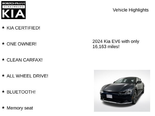 Certified 2024 Kia EV6 Light AWD/4WD image 7