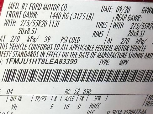 Used 2020 Ford Expedition XLT w/ Equipment Group 201A RWD image 52