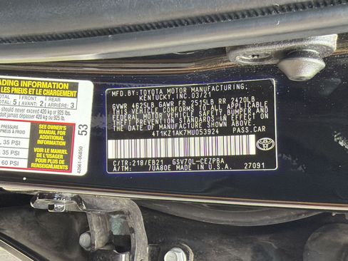 Used 2021 Toyota Camry TRD FWD image 21