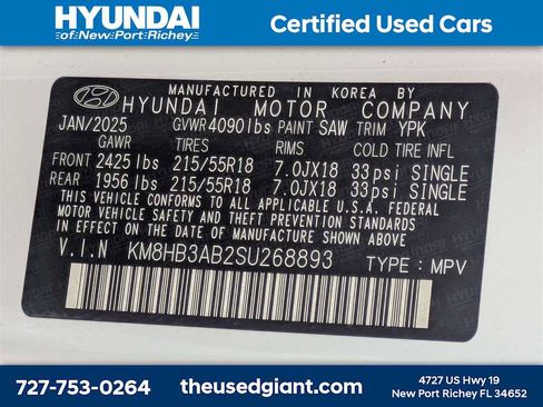 Certified 2025 Hyundai Kona SEL image 36