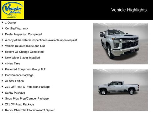 Used 2021 Chevrolet Silverado 2500 LT w/ All Star Edition AWD/4WD image 2