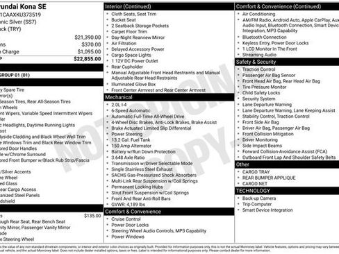 Used 2019 Hyundai Kona SE image 11