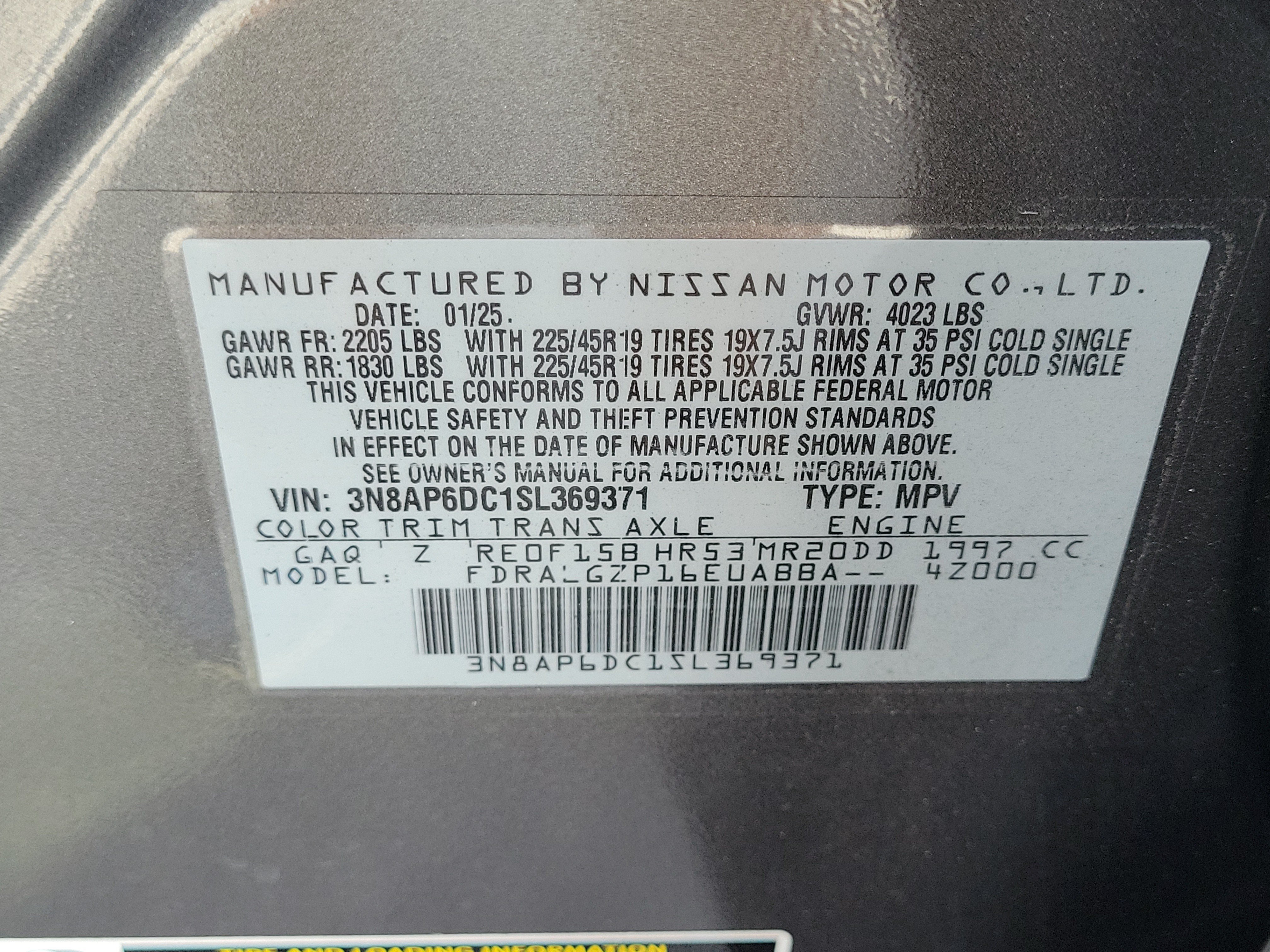 Certified 2025 Nissan Kicks SR w/ SR Premium Package FWD image 25