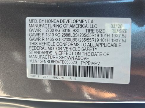 Used 2026 Honda Odyssey Elite image 39