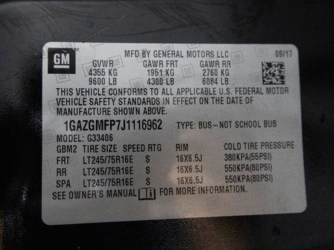 Used 2018 Chevrolet Express 3500 LT w/ LT Preferred Equipment Group image 45