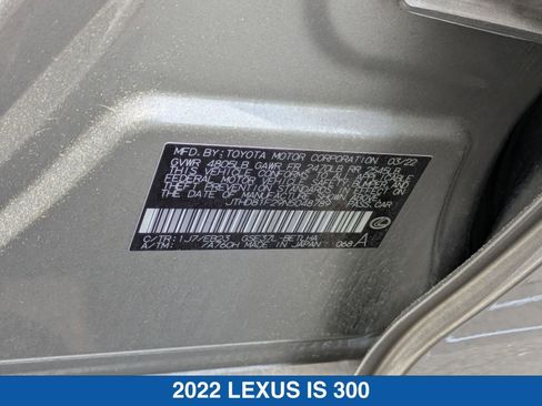 Used 2022 Lexus IS 300 AWD w/ Premium Package image 40