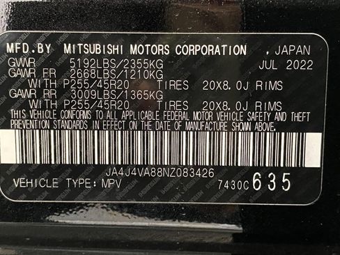 Used 2022 Mitsubishi Outlander SEL AWD/4WD image 37
