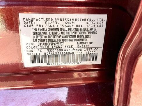 Used 2023 Nissan Sentra SV w/ SV Premium Package FWD image 33