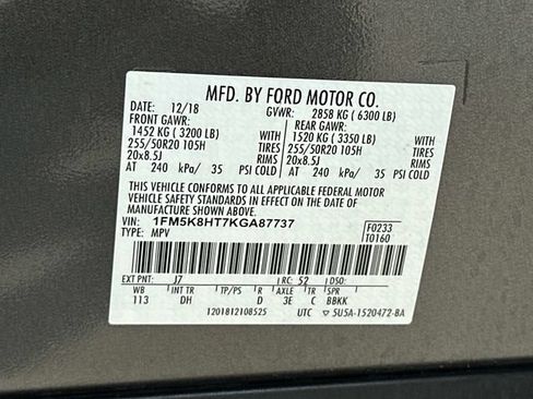 Used 2019 Ford Explorer Platinum AWD/4WD image 30