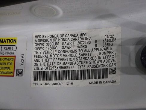 Used 2022 Honda Civic Sport image 18