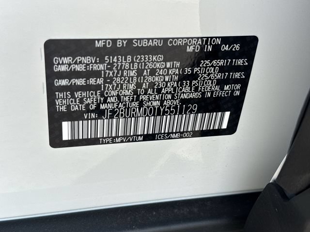 New 2026 Subaru Outback Wilderness AWD/4WD image 22