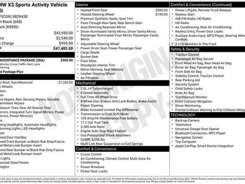 Used 2020 BMW X3 xDrive30i w/ Driving Assistance Package image 15