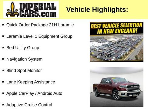 Used 2025 RAM 1500 Laramie w/ Bed Utility Group AWD/4WD image 8