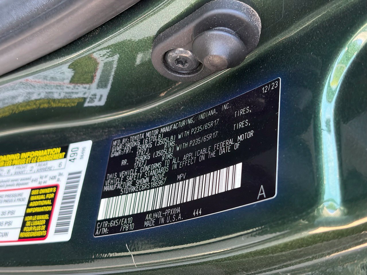 Used 2024 Toyota Sienna XLE FWD image 13