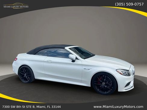 Used 2018 Mercedes-Benz C 63 AMG C 63 AMG Cabriolet 2D image 1