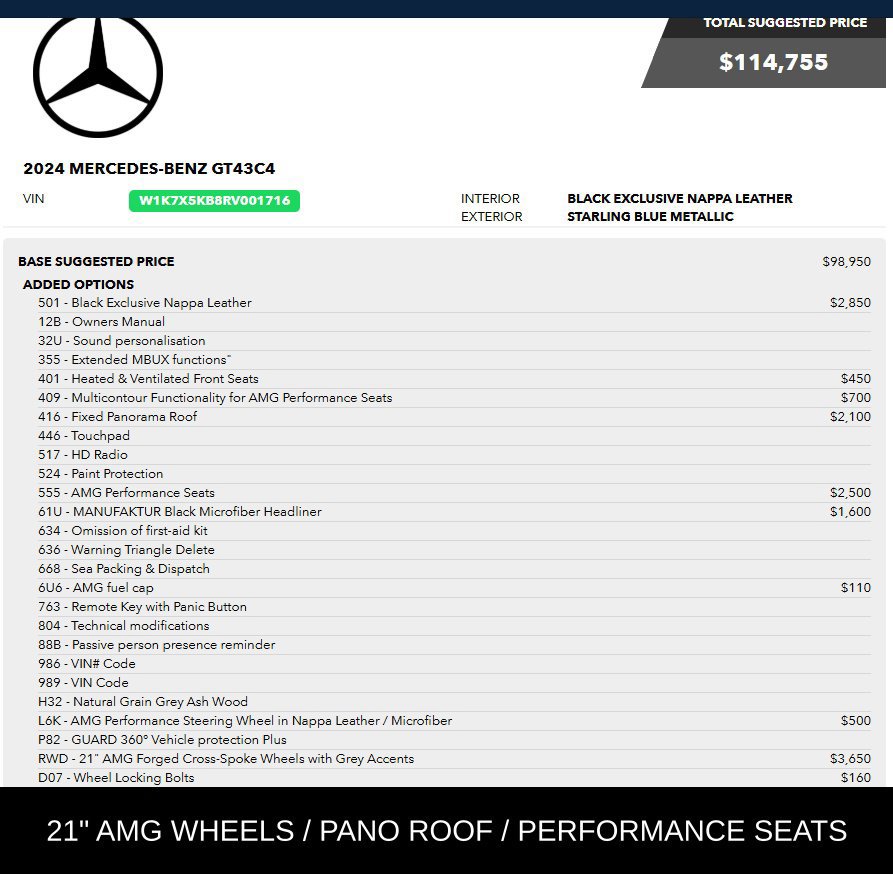 Used 2024 Mercedes-Benz AMG GT 43 image 6