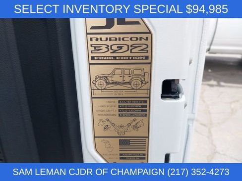 New 2025 Jeep Wrangler Unlimited Rubicon 392 image 34