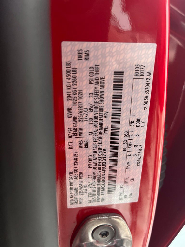 Used 2024 Ford Escape Active AWD/4WD image 84