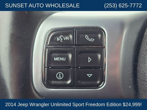 Used 2014 Jeep Wrangler Unlimited Sport AWD/4WD image 28